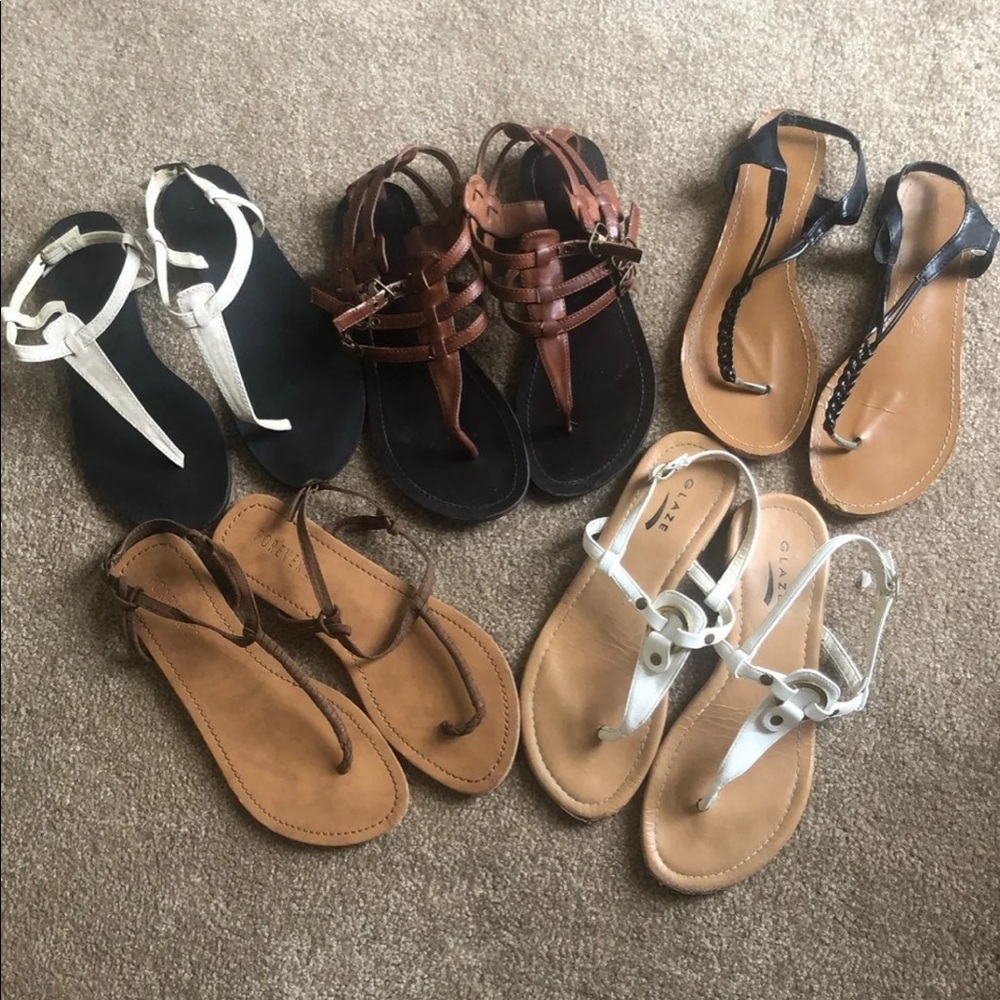 Summer sandals $20 for all 5